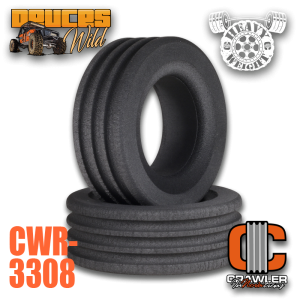 DEUCE'S WILD HEAVY WEIGHT SINGLE STAGE FOR 1.9 TIRES; 4.40”- 4.0” TALL FOAM PAIR (2)