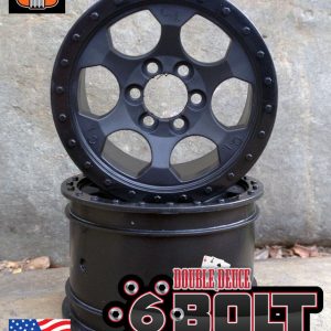 2.2” x 1.50” WIDTH 6 BOLT WHEEL PAIR